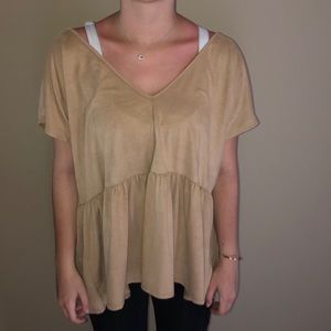 Urban Outfitters suede top